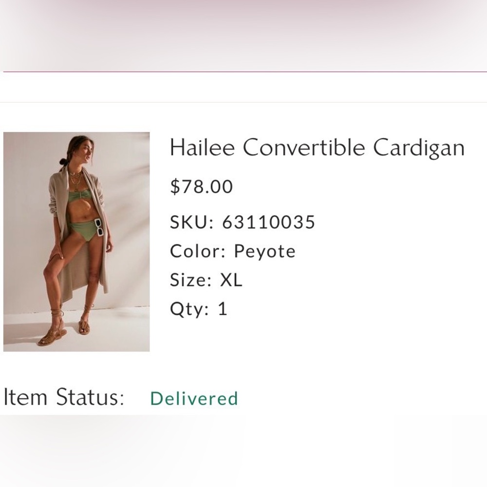 Free People Hailee Convertible Cardigan